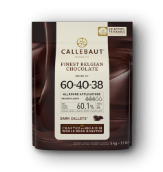 Dark Chocolate - 60-40-38 - 5kg Callets