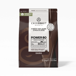 Chocolate Amargo Power 80 Callebaut 80% - 2,5kg