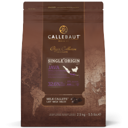 Chocolate de Origem - Chocolate Ao Leite Origens Java Callebaut 32,9% - Callets - 2,5kg