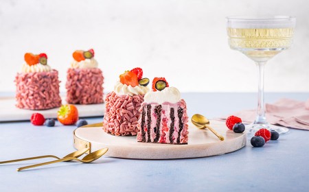 Summer Fruit Roulade with White Chocolate