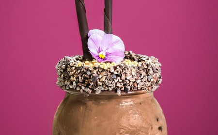 Freakshake: healthy treat: avocado banana chocolateshake