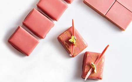 Начинка  с шоколадом ruby для конфет глазированных погружением вручную