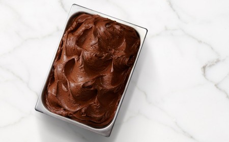 Gelato au chocolat noir