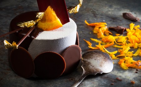 Chocolate mousse and orange delight