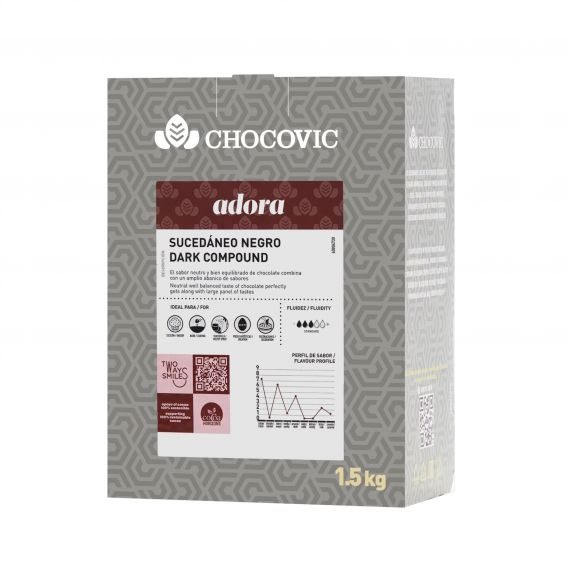 Dark Q1 Chocovic 1,5kg Adora