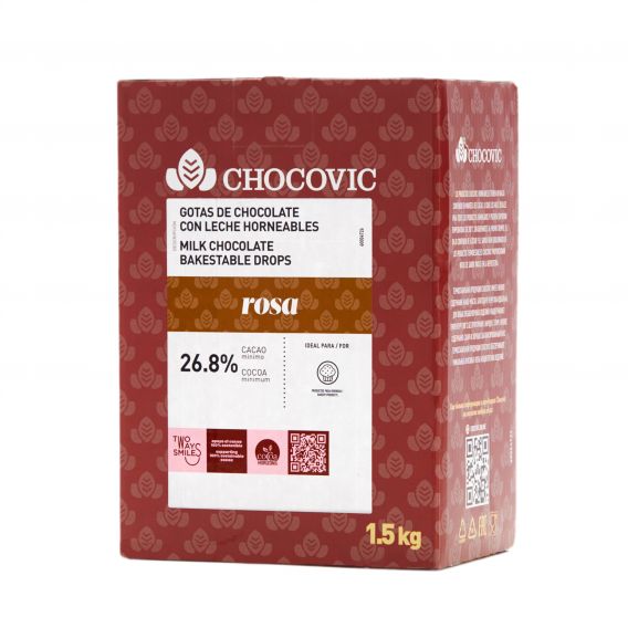 Milk 852 Chocovic 1,5kg Rosa