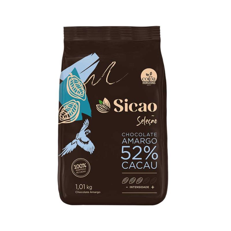 Chocolate Amargo Sicao Seleção 52% - 1,01 kg (1)