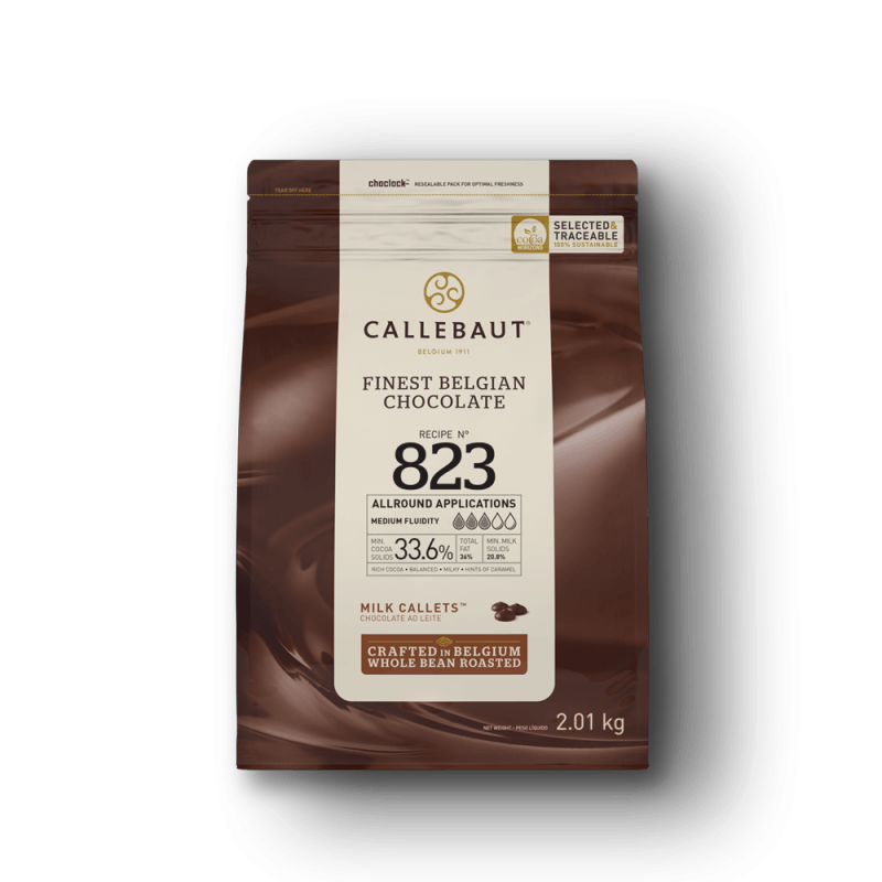 Milk Chocolate - 823 - 2.01kg Callets (1)