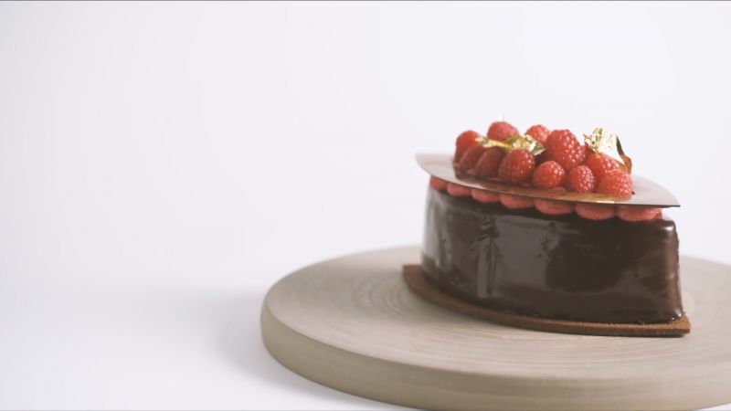 Chocolate Raspberry Fudge Cake