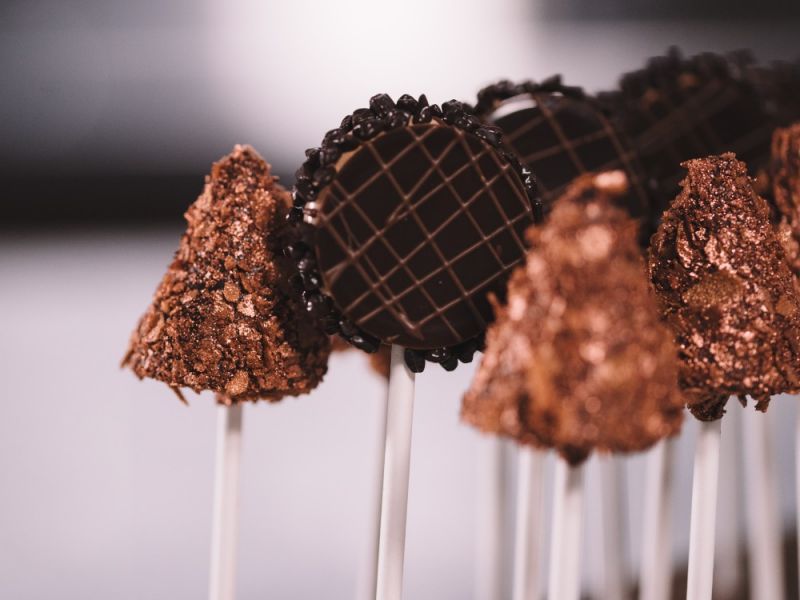 Chocolate Marshmallow Lollipops