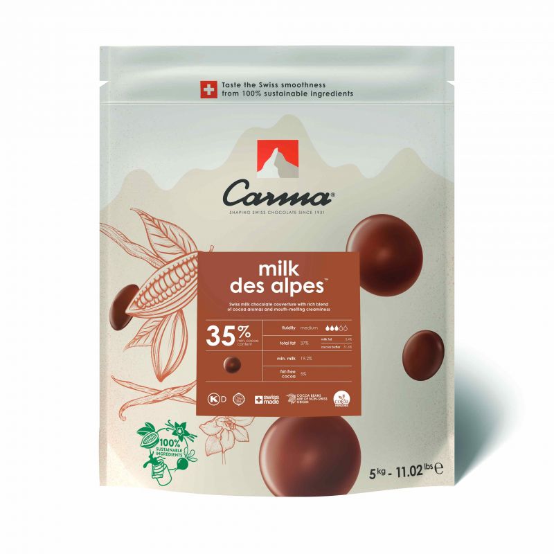 Couvertures - Milk Des Alpes 35% - coins - 5kg bag (1)