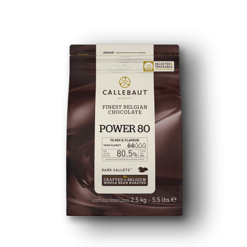 Dark Chocolate - Power 80 - 2.5kg Callets (1)
