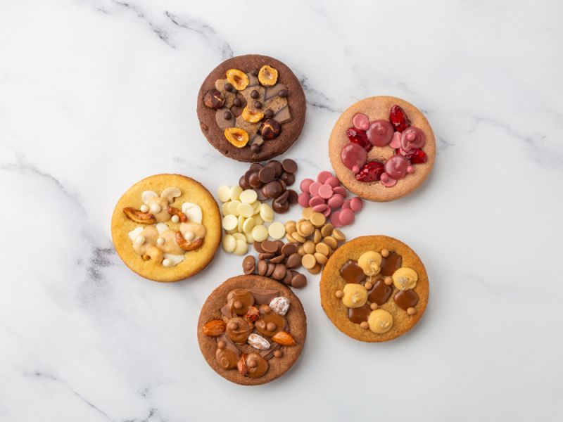 Печенья из 5 видов шоколада Callebaut