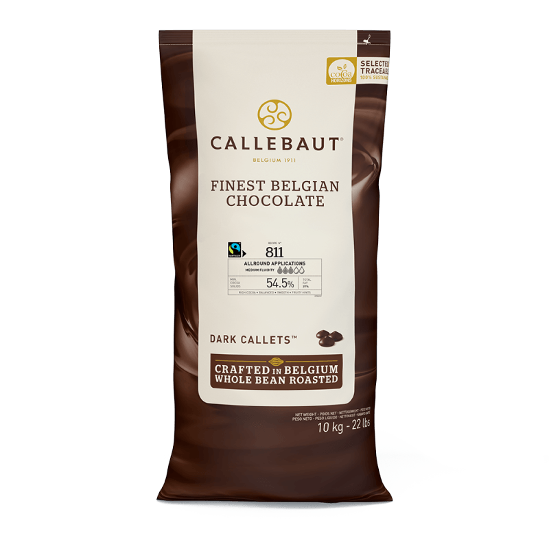 Dark Chocolate Fairtrade certified - 811 - 10kg Callets (1)