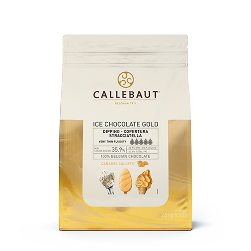 Gelato - Ice Chocolate Gold - 2.5kg Bag (1)