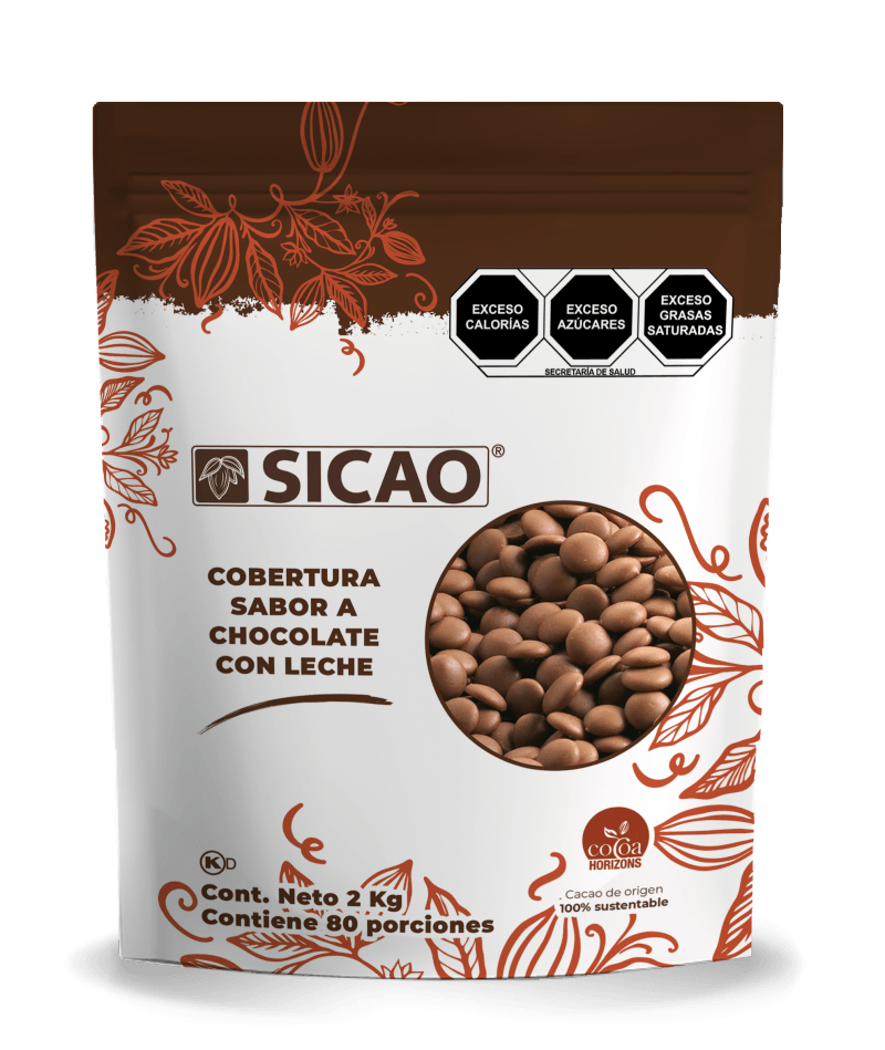 Sucedáneo - Sabor Chocolate con leche - 7% Cacao - EZMelt bag 2 kg (1)