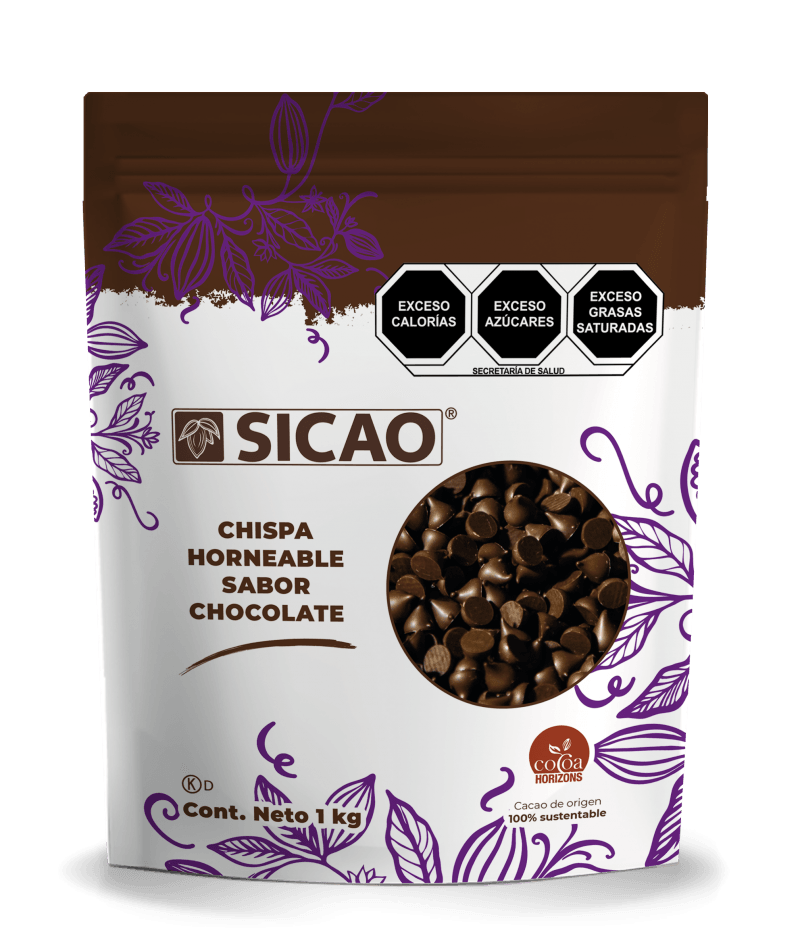 Sucedáneo - Sabor Chocolate semiamargo - Chispas horneables - 1 kg (1)