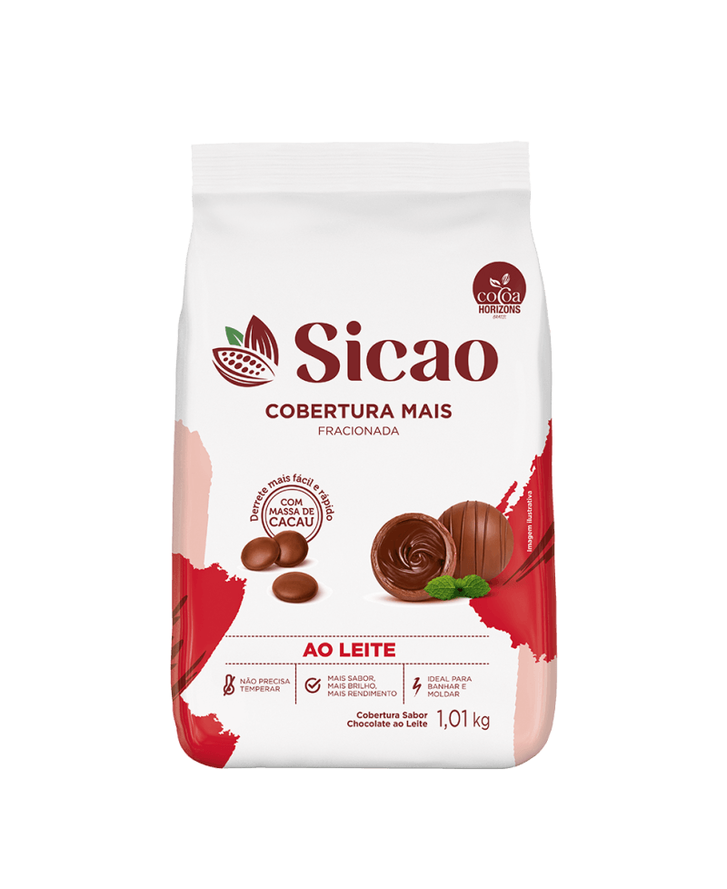 Cobertura Fracionada Sabor Chocolate Ao Leite Sicao Mais 1,01 kg (1)