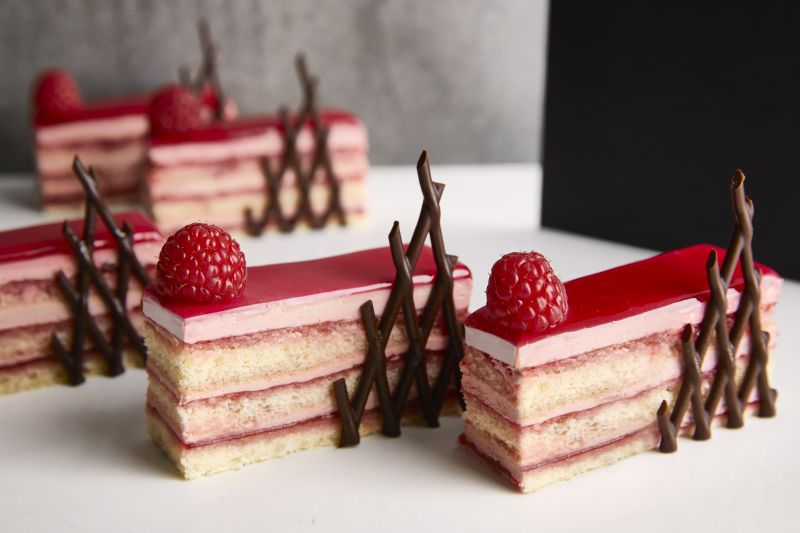 Raspberry Ruby Chocolate Bonbon - Spatula Desserts
