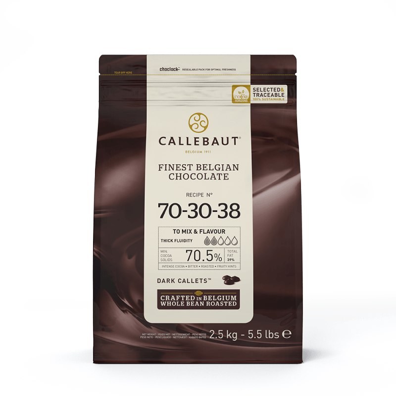 Chocolate - Dark Recipe N° 70-30-38 70.5% - block - 5kg (2)