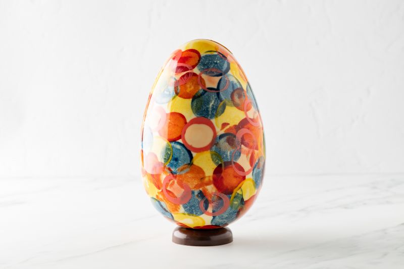 Easter Egg Decoration - Cocoa Butter Sponge Effect