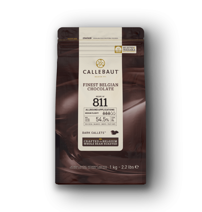 Chocolate Amargo 811 Callebaut 54,5% - 1Kg (2)