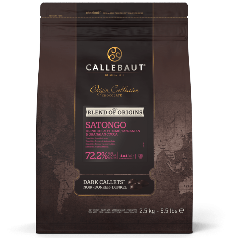 Dark Origin Chocolate - Satongo - 2.5kg Callets (1)