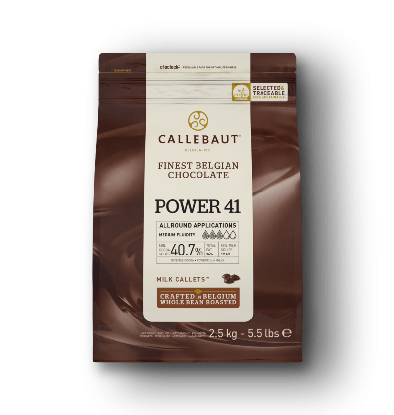 Chocolate Ao Leite Power 41 Callebaut 40,7% - 2,5kg (1)