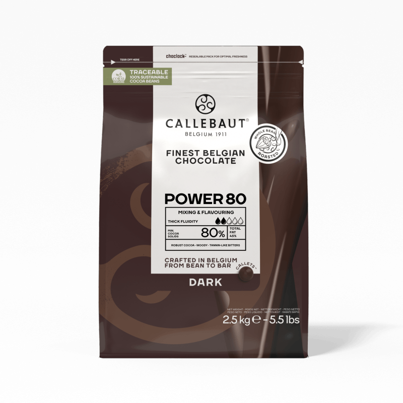 Chocolate Amargo Power 80 Callebaut 80% - 2,5kg (1)