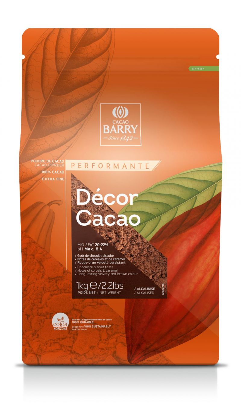 Cacau em Pó Decor Cacao Cacao Barry 100% - 1kg (1)