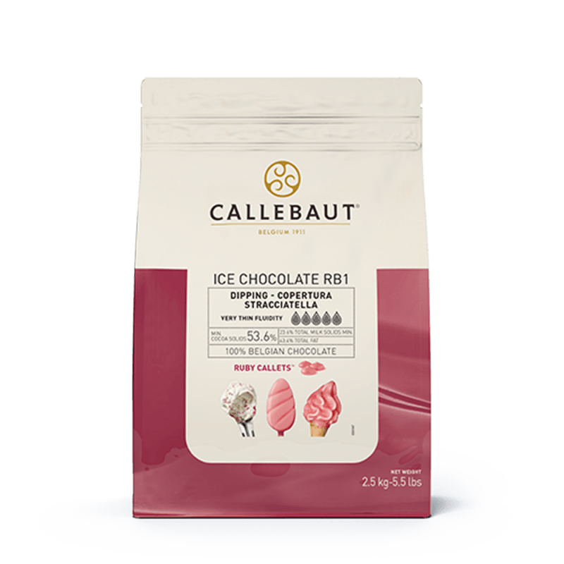 Gelato - Ice Chocolate Ruby - 2.5kg Bag (1)