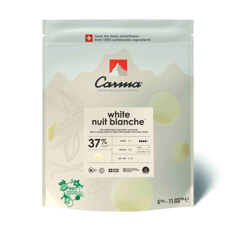 Couverturen - White Nuit Blanche 37% - Tropfen - 5kg Beutel (1)