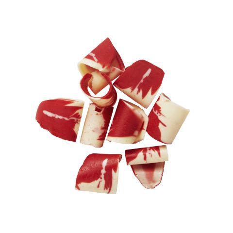 Red/Ivory Curled Shavings
