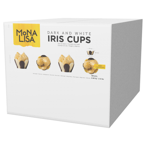 Чашечки «Iris» из темного и белого шоколада