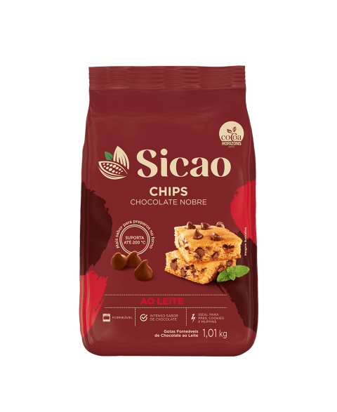 Chips de Chocolate Ao Leite Sicao Nobre - 1,01 kg