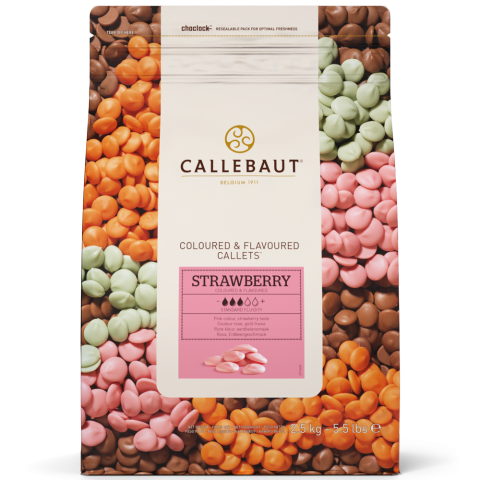 Chocolate - Strawberry Callets - 2.5kg Callets