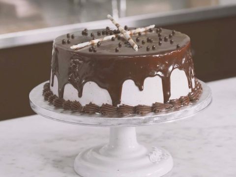 Blackcurrant Birthday Cake