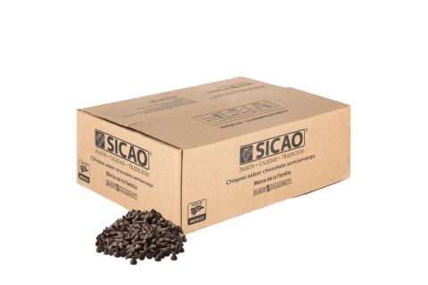 Sucedáneo - Cobertura Sabor Chocolate Semiamargo - Chispas - Caja 10kg