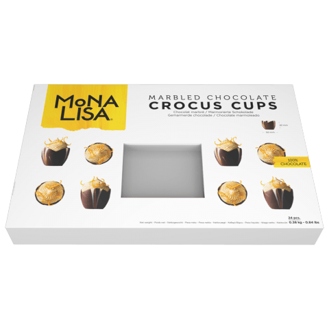 Чашечки «Crocus» из мраморного шоколада