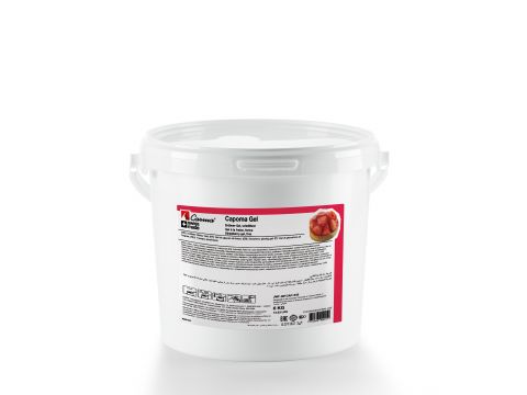 Gels and Mirroir Glazings - Strawberry Gel - Capoma-Gel, firm - 12.5kg pail
