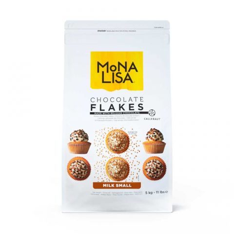 Flakes de Chocolate ao Leite Mona Lisa - Confeito Small/Pequeno - 5kg