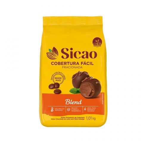 Cobertura Fracionada Sabor Chocolate Blend Sicao Fácil 1,01 kg