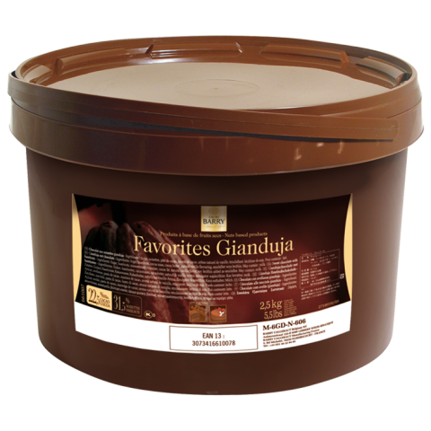 Gianduja - Gianduja Dark - 2.5kg bucket