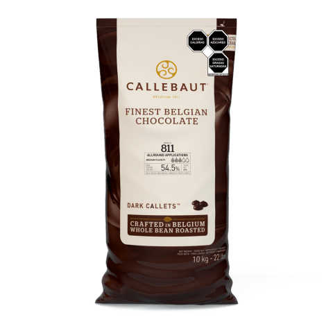 Chocolate - Dark Recipe N° 811 54.5% - callets - 10kg