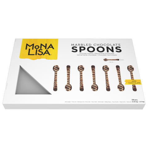 Marbled Chocolate Spoons