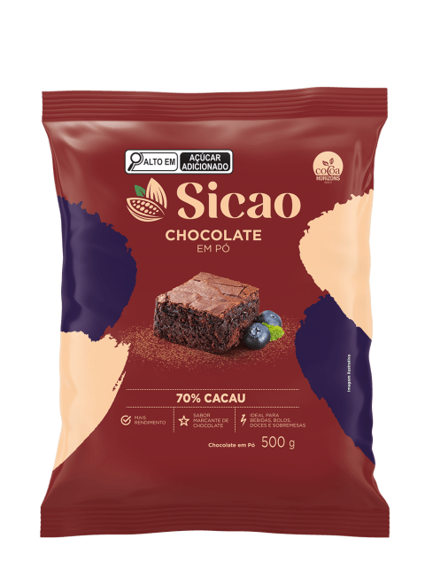 Chocolate em Pó Sicao 70% 500g
