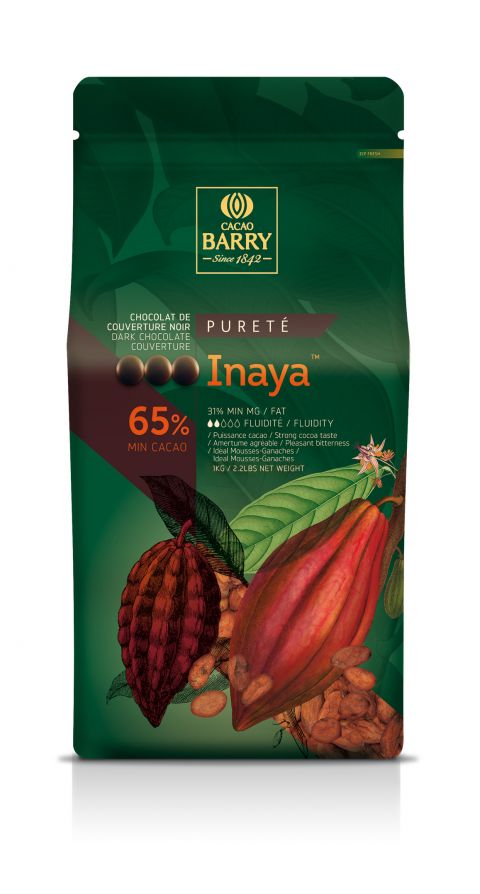 Chocolate Amargo Inaya Cacao Barry 65% - 1kg