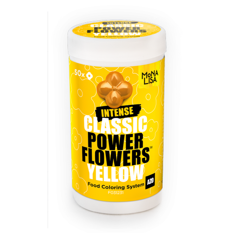 Power Flowers Azo Yellow - Food Colorant - 50gr