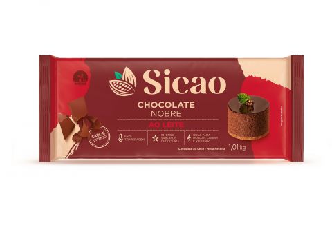 Chocolate Ao Leite Sicao Nobre - Barra 1,01 kg