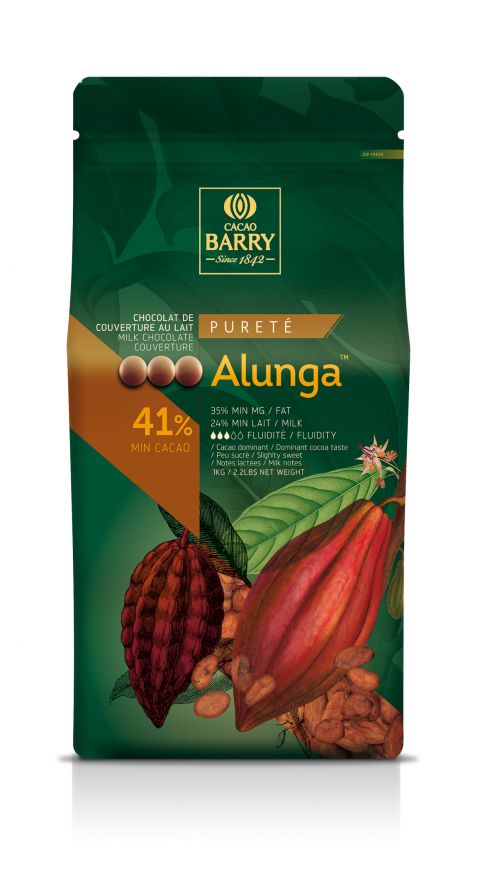 Chocolate Ao Leite Alunga 41% - Cacao Barry - 1kg